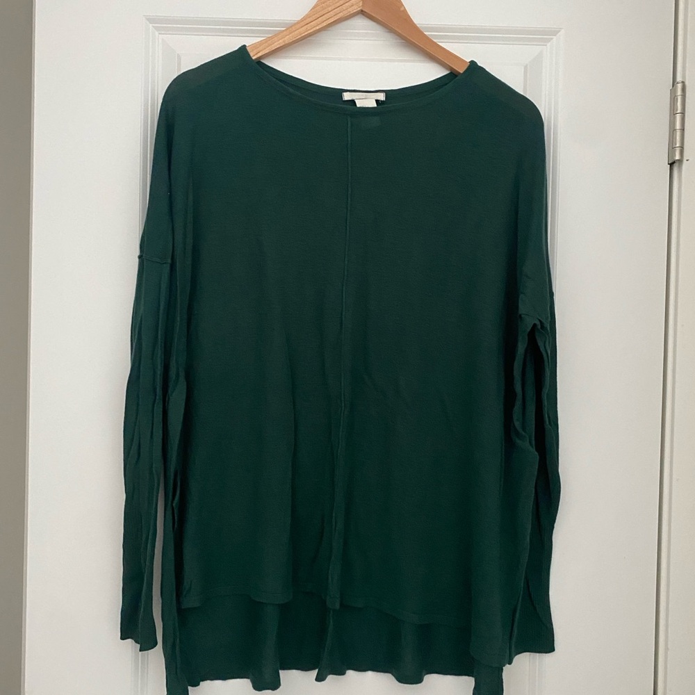 H&M Deep Green Long Sleeve Top